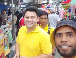 Gavriel Novanto Berkunjung Pusat Penjualan Takjil, Berbelanja dan Memotivasi Pelaku UMKM