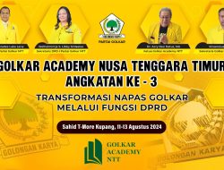 Golkar Academy Angkatan Ketiga  Akan Digelar 10-13 Agustus 2024 89 Caleg Terpilih Jadi Peserta