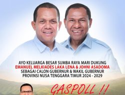 Umbu Kabunang Rudiyanto Ajak Keluarga Sumba Raya  Menangkan Melki-Johni