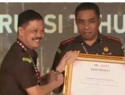 Tangan Dingin  Roberth Jimmy Lambila  bawah Kejari Karanganyar Cetak Sejarah Baru