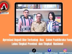 Apresiasi Bupati Alor Terhadap  Dua   Calon Paskibraka Yang Lolos Tingkat Provinsi  dan Tingkat  Nasional