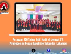 Perayaan 100 Tahun  Injil  Hadir di Jemaat O’A Pirungdon ini Pesan Bupati Alor Iskandar  Lakamau