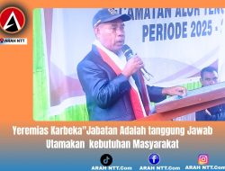 Yeremias Karbeka”Jabatan Adalah tanggung Jawab Utamakan  kebutuhan Masyarakat