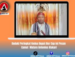 Duduki Peringkat Kedua Bupai Alor Cup ini Pesan Antonius Atakari