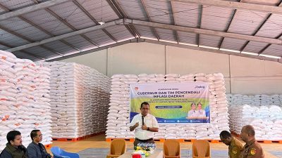Pastikan Inflasi Terjaga”  Gubernur Melki Laka Lena Berkunjung Ke  Gudang Bulog Kanwil  NTT