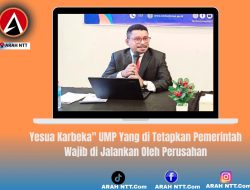 Yesua Karbeka”UMP Yang di Tetapkan Pemerintah Wajib di Jalankan Oleh Perusahan