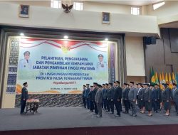 Mutasi Eselon II, 23 Pejabat Dipindahkan  Gubernur NTT