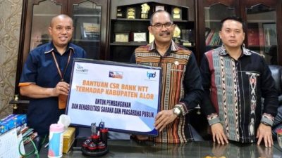 Bank NTT Kembali Salurkan CSR untuk Pemda  Kabupaten Alor