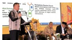 Heru  Helbianto Direktur  Keuagan Dan Trysuri   Bicara di Forum Sarasehan Nasional MPR RI Bahas Obligasi Daerah
