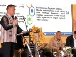 Heru  Helbianto Direktur  Keuagan Dan Trysuri   Bicara di Forum Sarasehan Nasional MPR RI Bahas Obligasi Daerah